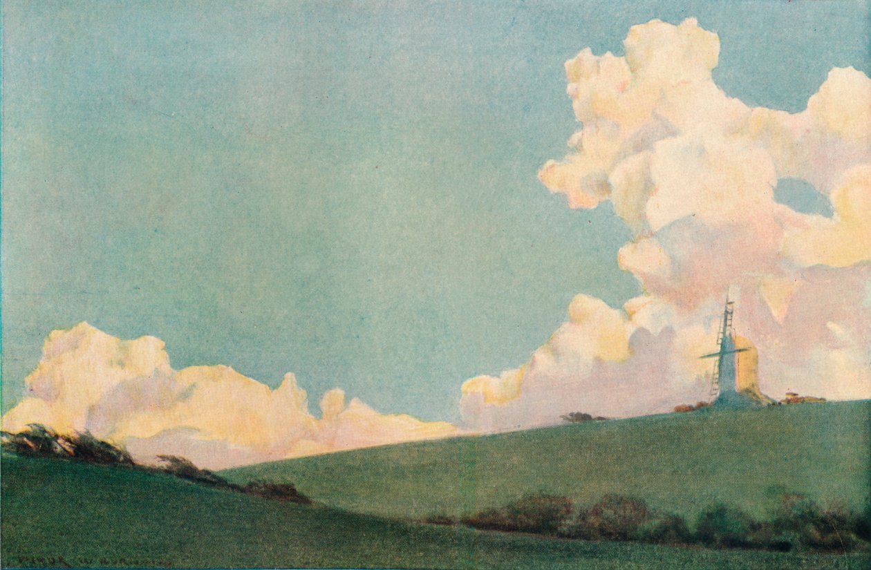 Cumulusmolnet, c1888-1925, 1925 av Victor Wyatt Burnand