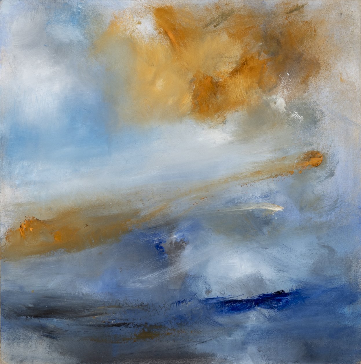 Sky is The Limit #2, 2022 (blandade media) av Victoria Montesinos