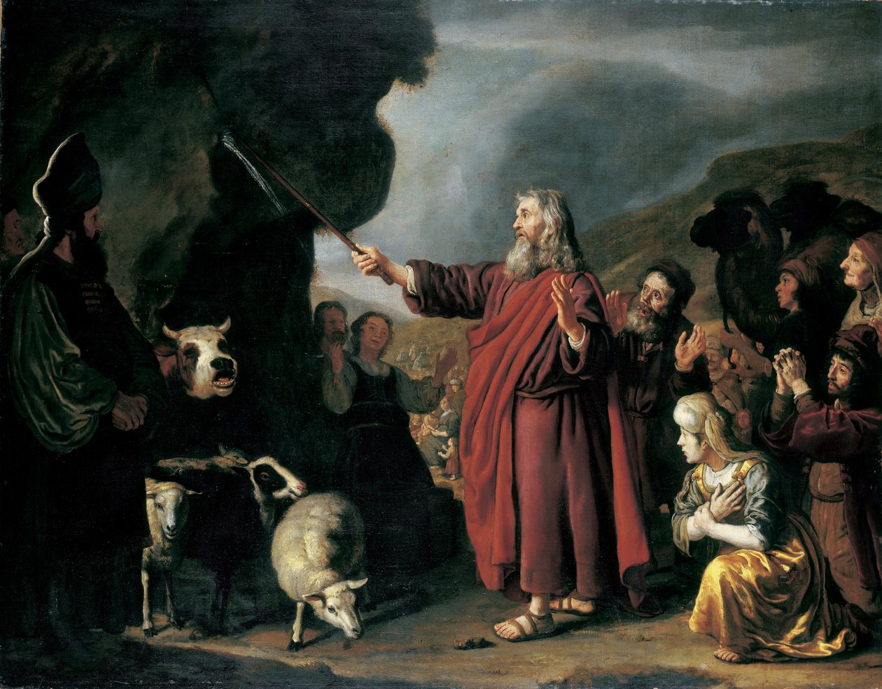 Moses slår klippan av Victors