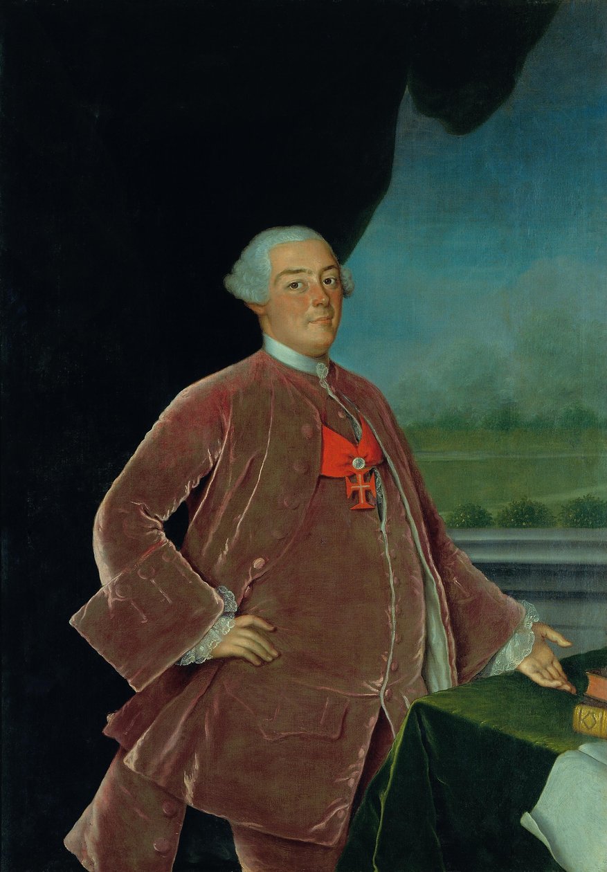 Porträtt av Infante Pedro (blivande kung Pedro III) av Vieira Lusitano
