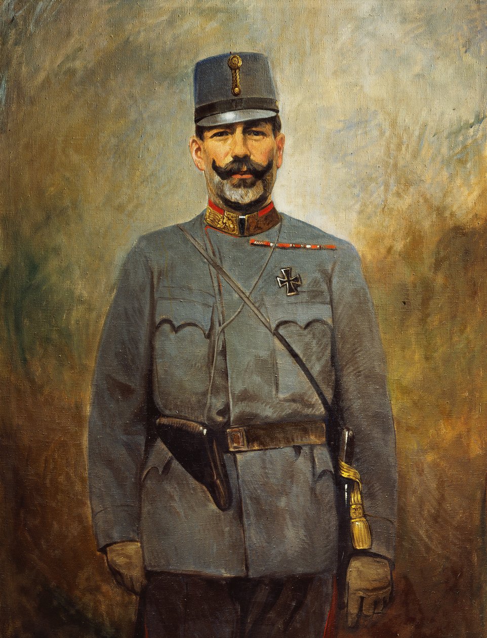 Ärkehertig Eugen av Österrike, ca 1916 (olja på duk) av Vienna Nedomansky Studio