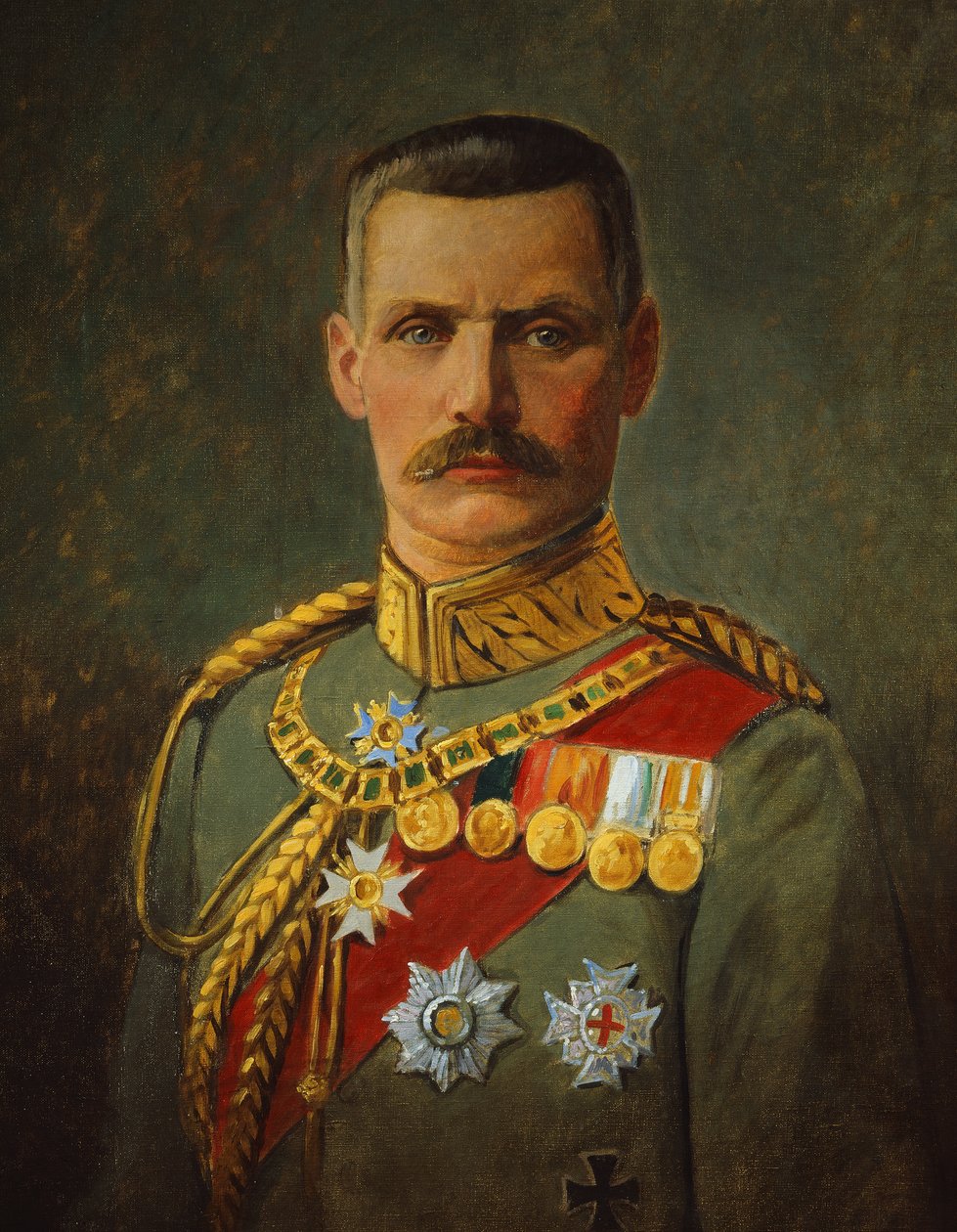 Kronprins Rupprecht av Bayern, ca 1916 (olja på duk) av Vienna Nedomansky Studio