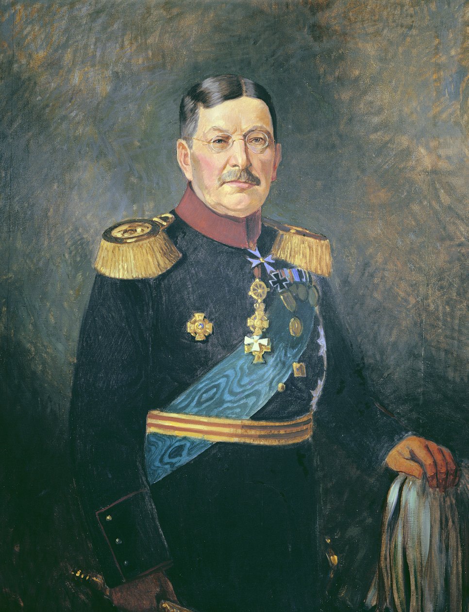 General Colmar Freiherr von der Goltz, ca 1916 (olja på duk) av Vienna Nedomansky Studio