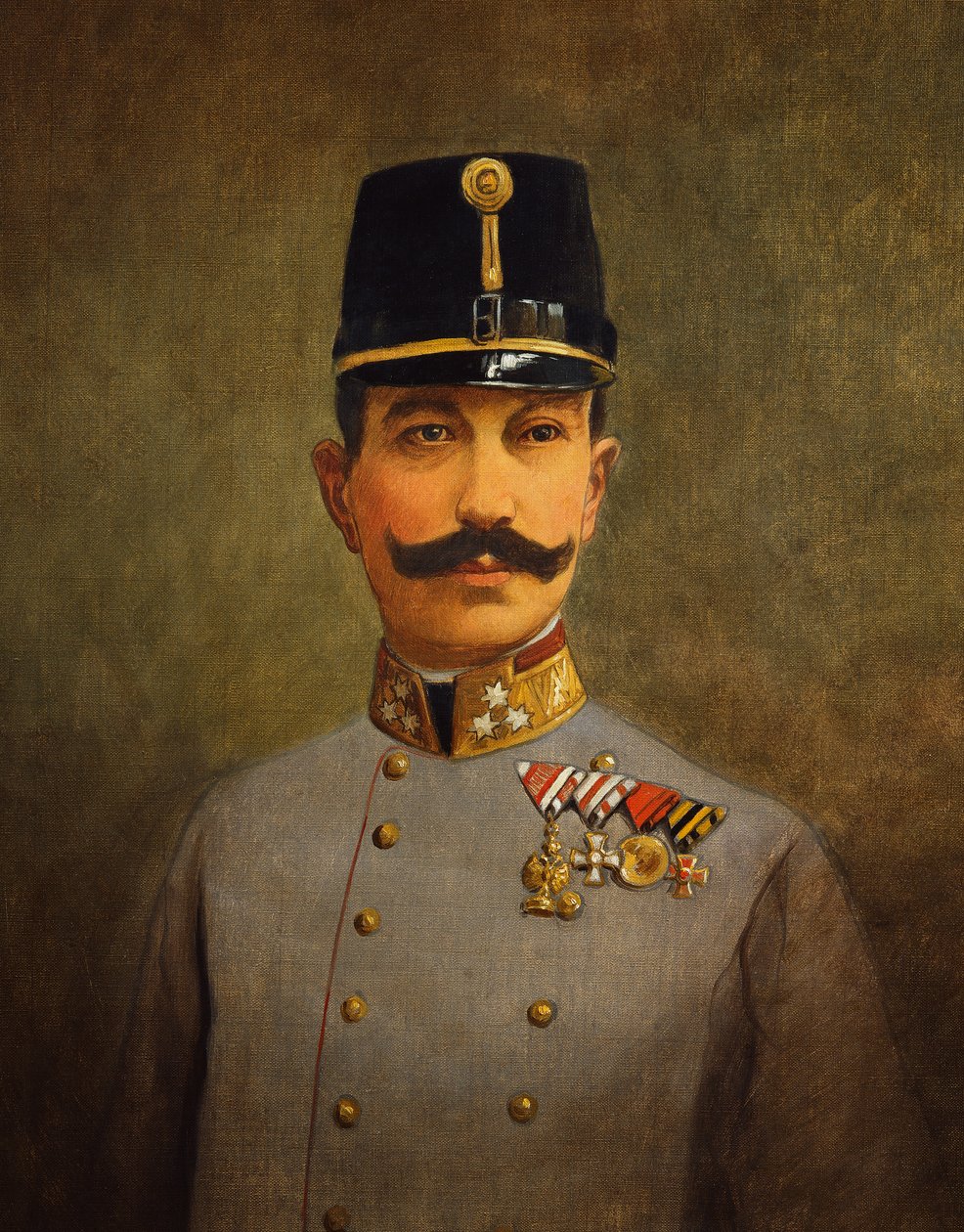 General Eduard von Bohm-Ermolli, ca 1916 (olja på duk) av Vienna Nedomansky Studio