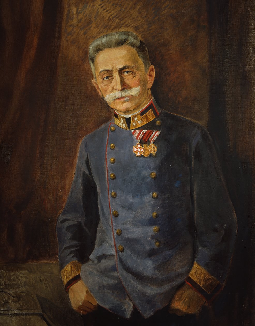 General Franz Graf Conrad von Hotzendorf, ca 1916 (olja på duk) av Vienna Nedomansky Studio