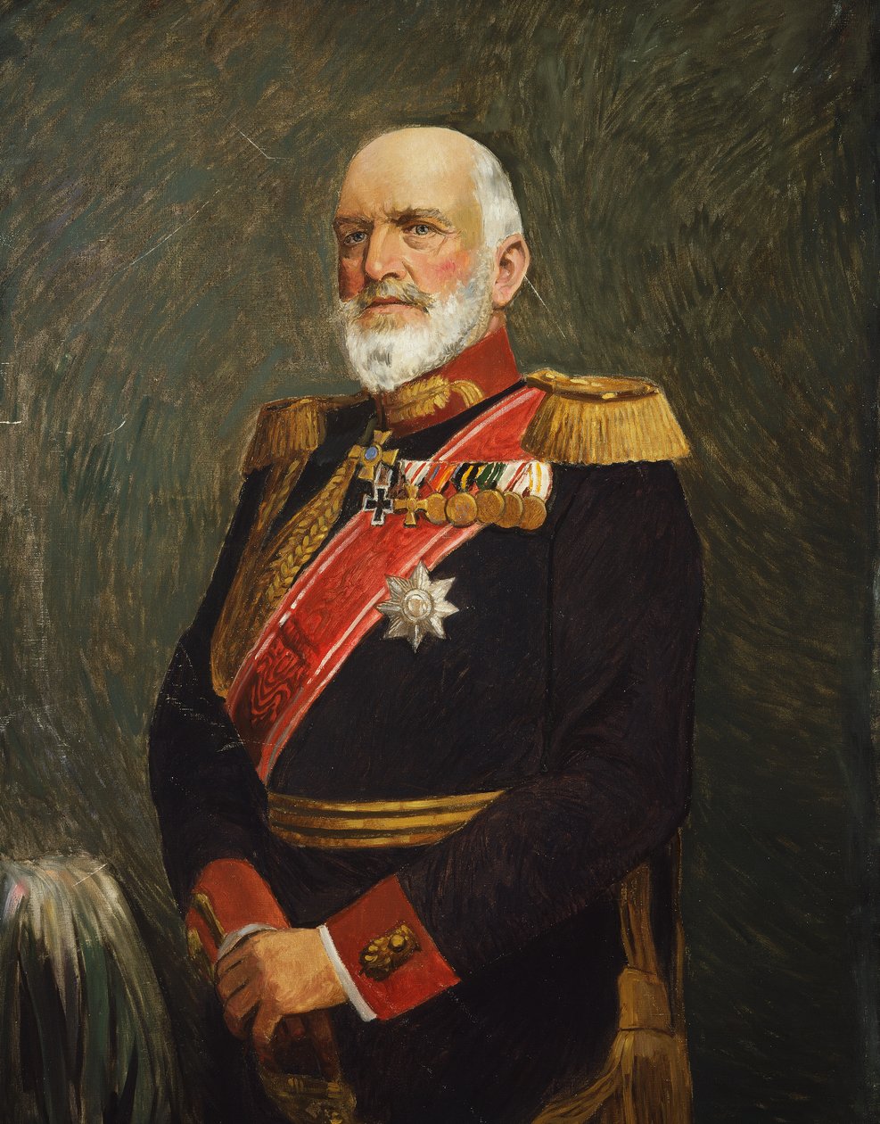 General Josiah von Heeringen, ca 1916 (olja på duk) av Vienna Nedomansky Studio