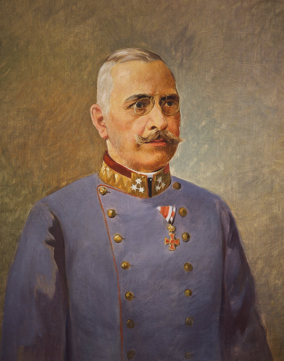 General Viktor Dankl von Krasnik, ca 1916 (olja på duk) av Vienna Nedomansky Studio
