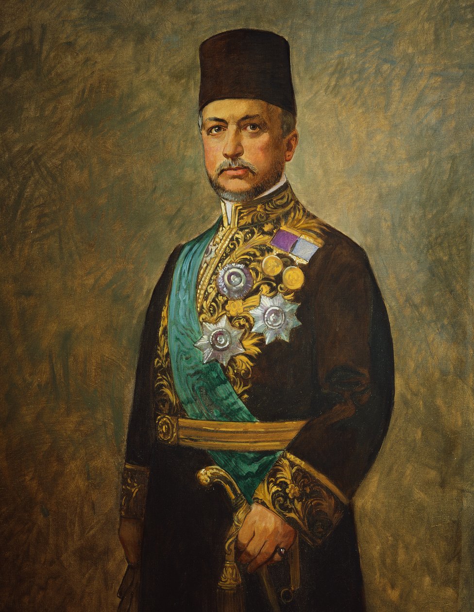Storvesiren Said Halim Pasha, ca 1916 (olja på duk) av Vienna Nedomansky Studio