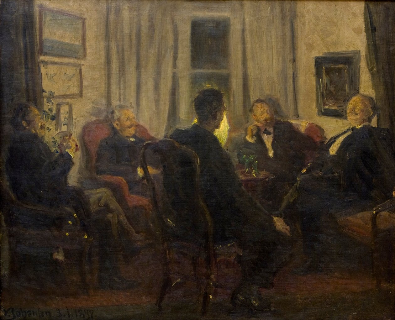 Bland konstnärer, av Viggo Johansen