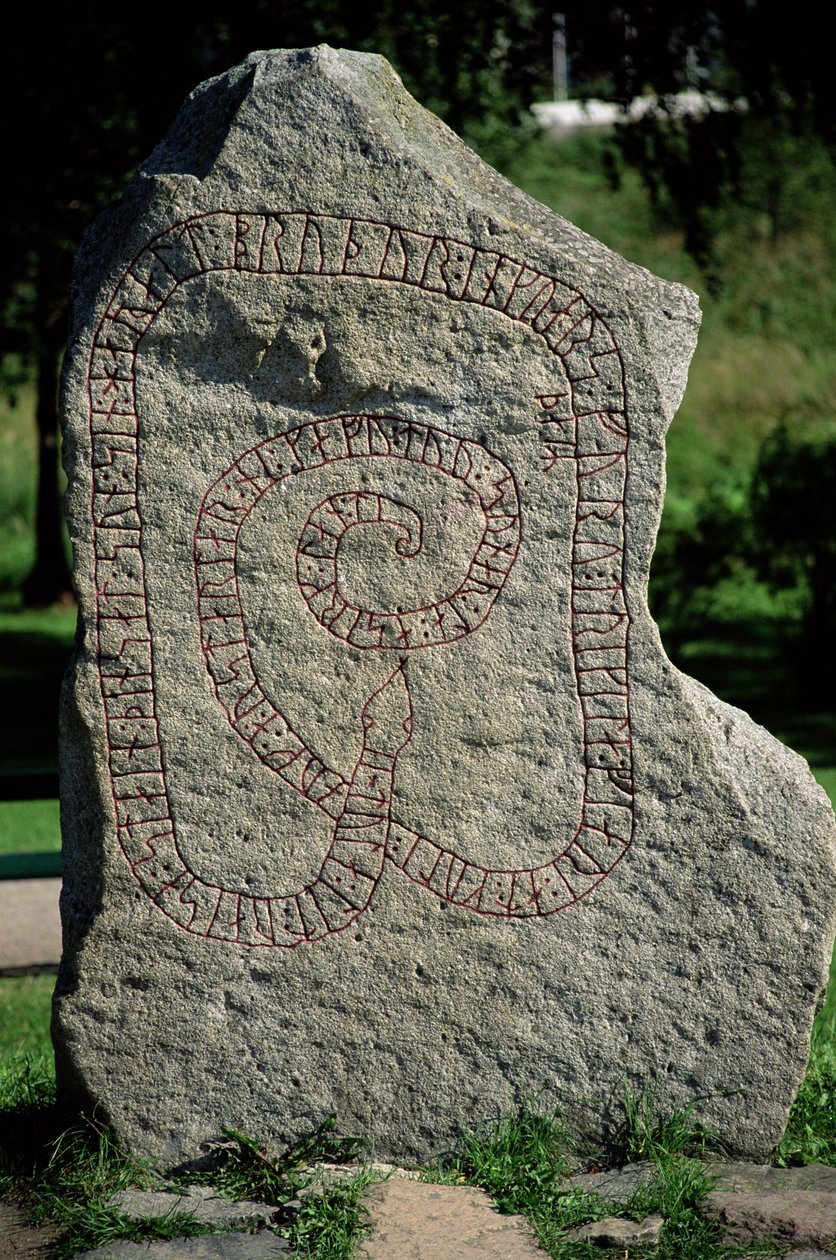 Runsten utanför Gripsholms slott av Viking