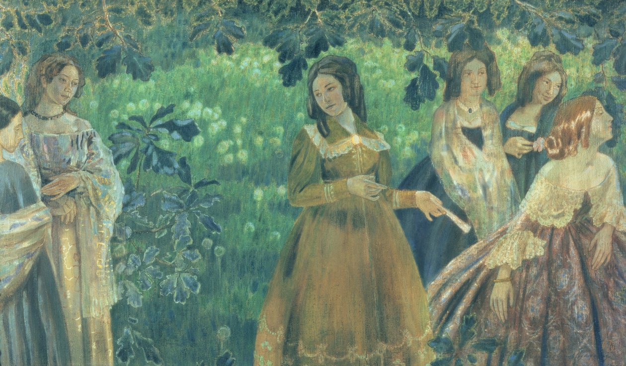 Smaragdhalsbandet, 1903-04 av Viktor Elpidiforovich Borisov Musatov