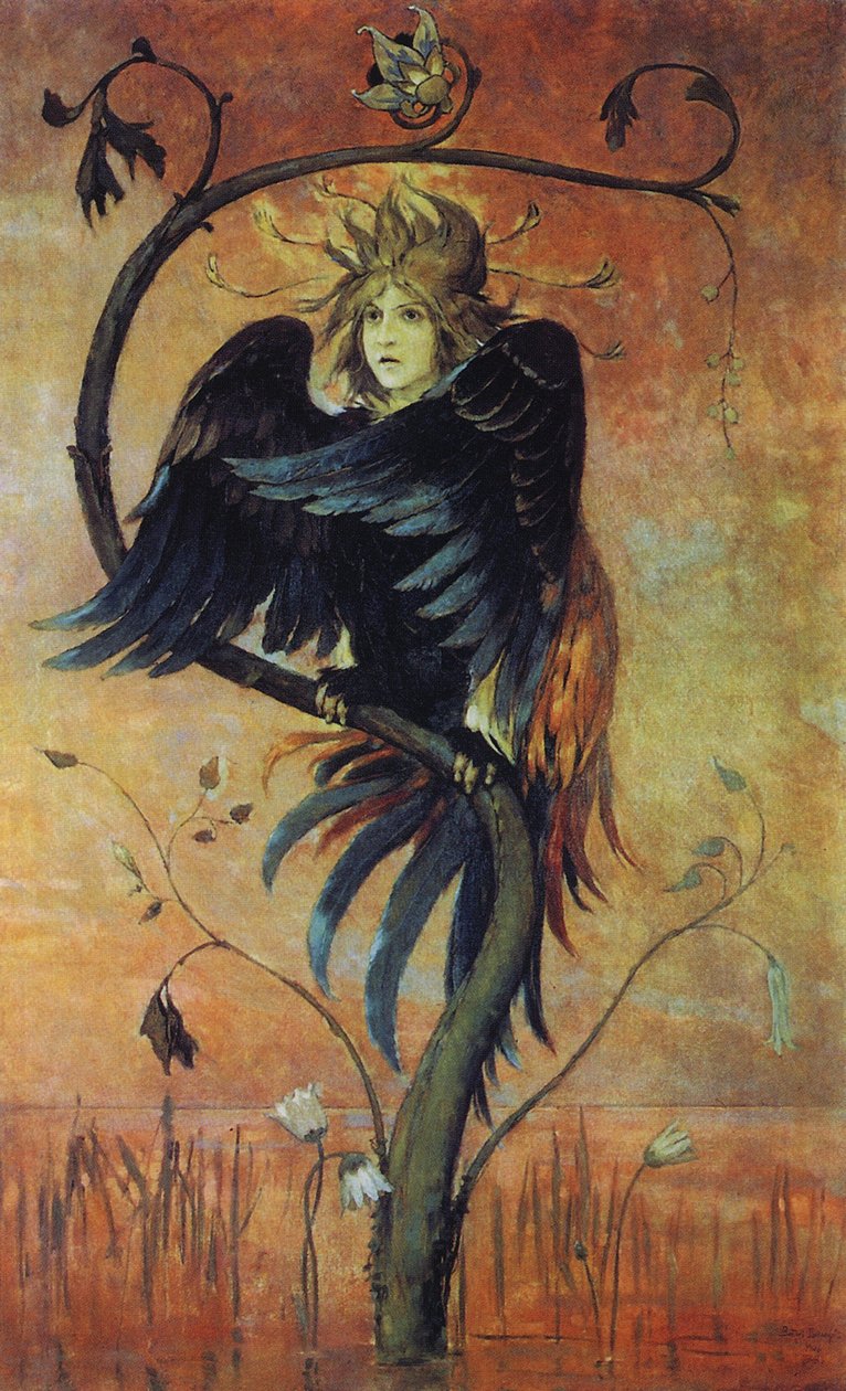  Gamaun, The prophetic birdn  av Viktor Mikhaylovich Vasnetsov