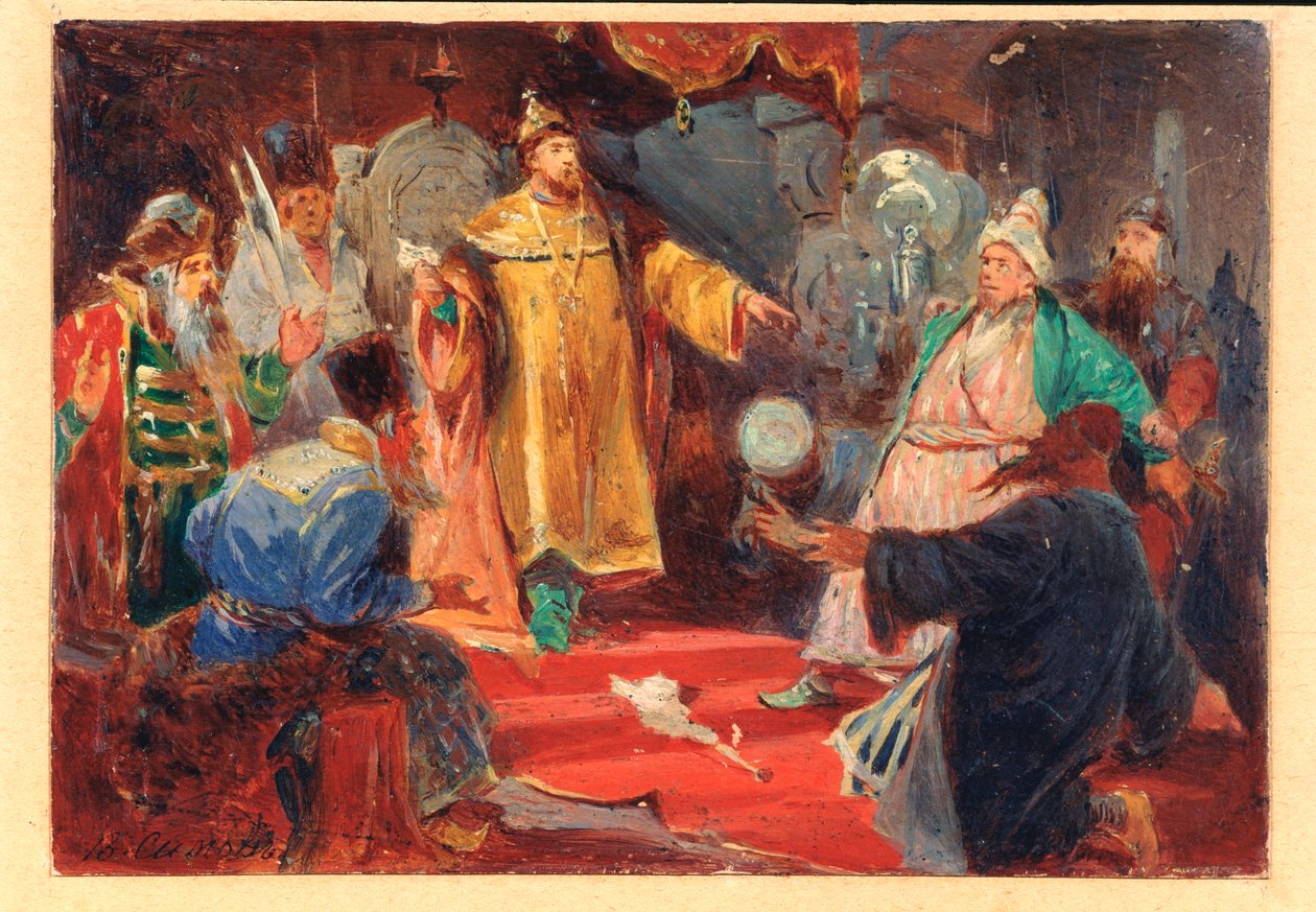 Tsaren Ivan III (dit Den store av Viktor Andreyevich Simov