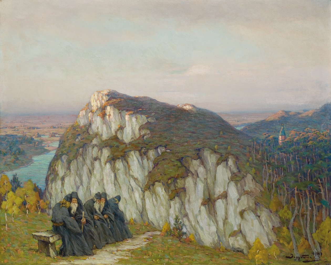 Tystnadens röst, 1907 av Viktor Ivanovich Zarubin
