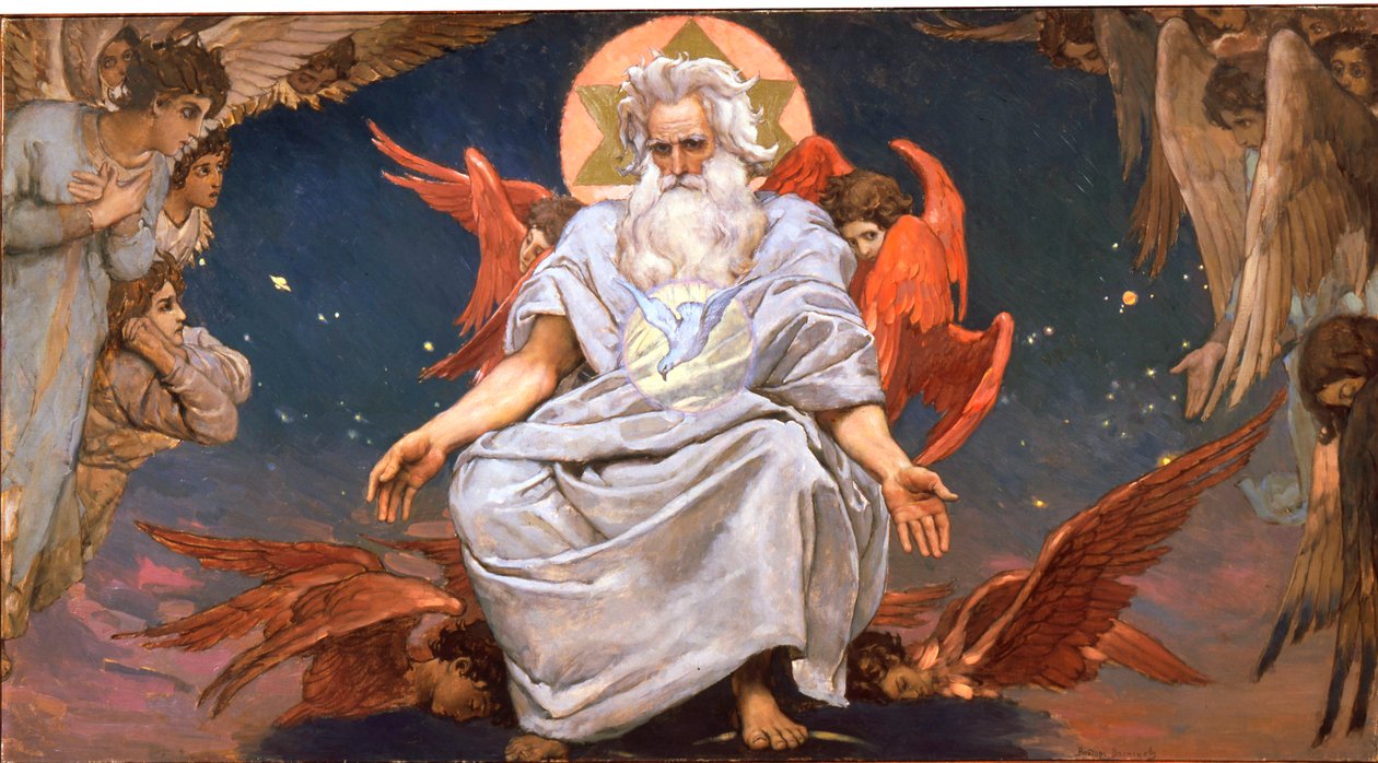 Gud Fadern, 1885-1896. av Viktor Mikhaylovich Vasnetsov