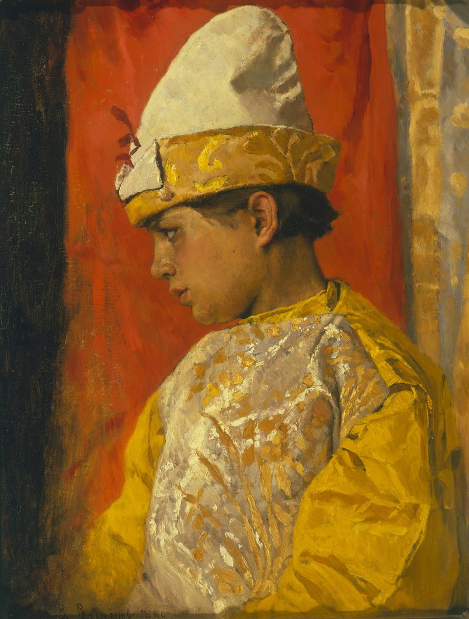 Ying buffoon klänning, 1882 av Viktor Mikhaylovich Vasnetsov