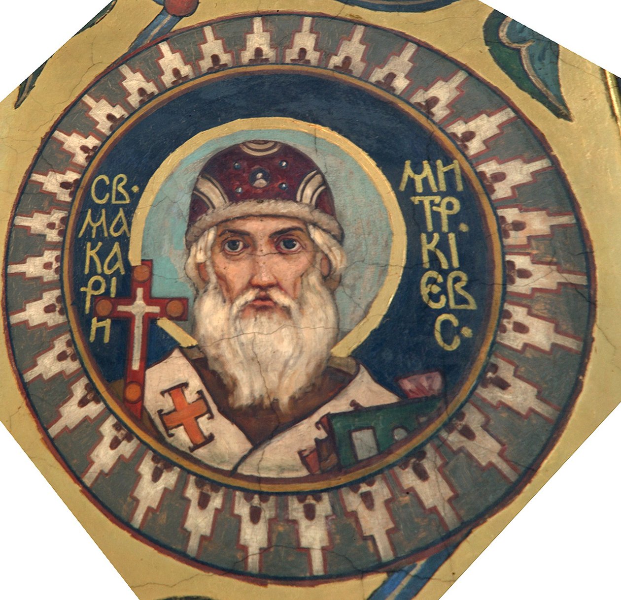Saint Macarius, Metropolitan of Kiev, 1885-1896 av Viktor Mikhaylovich Vasnetsov