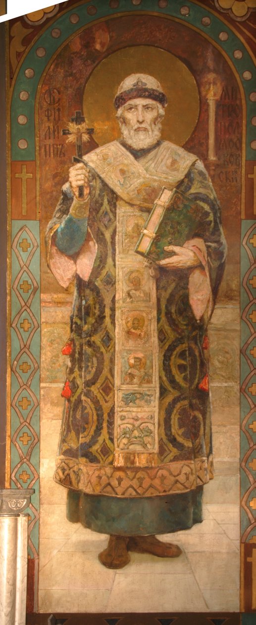 Sankt Filip, Moskvas metropolit, 1885-1896 av Viktor Mikhaylovich Vasnetsov