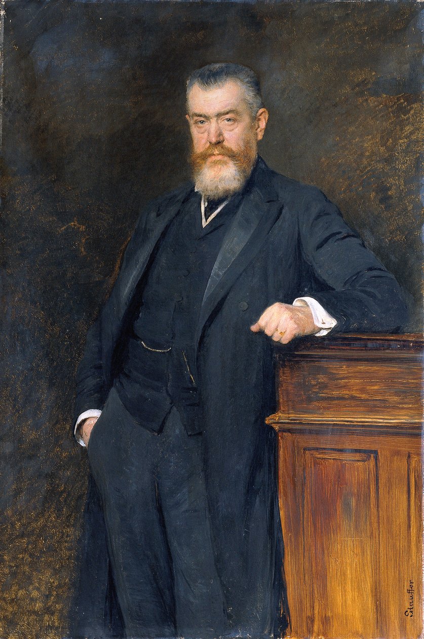 Utbildningsminister Dr. Gustav Marchet av Viktor Stauffer