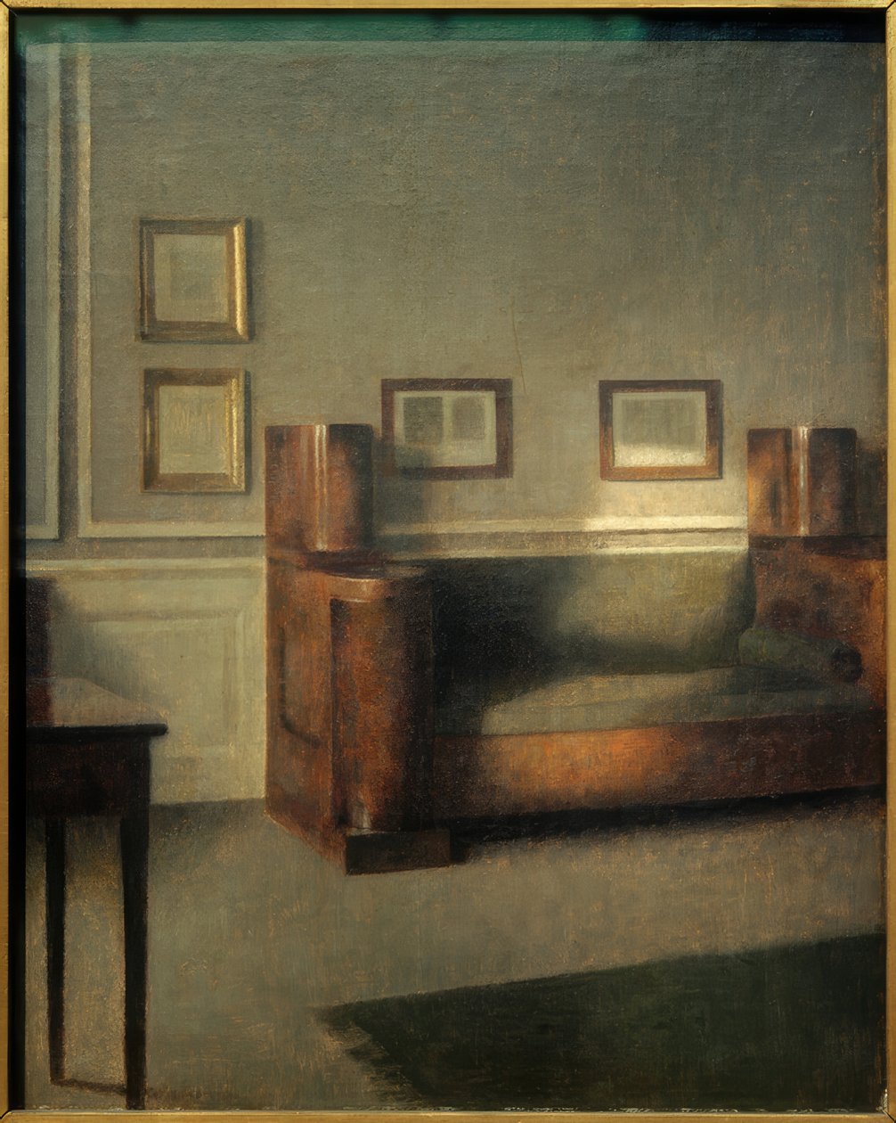 Den gamla garderobssoffan av Vilhelm Hammershoi