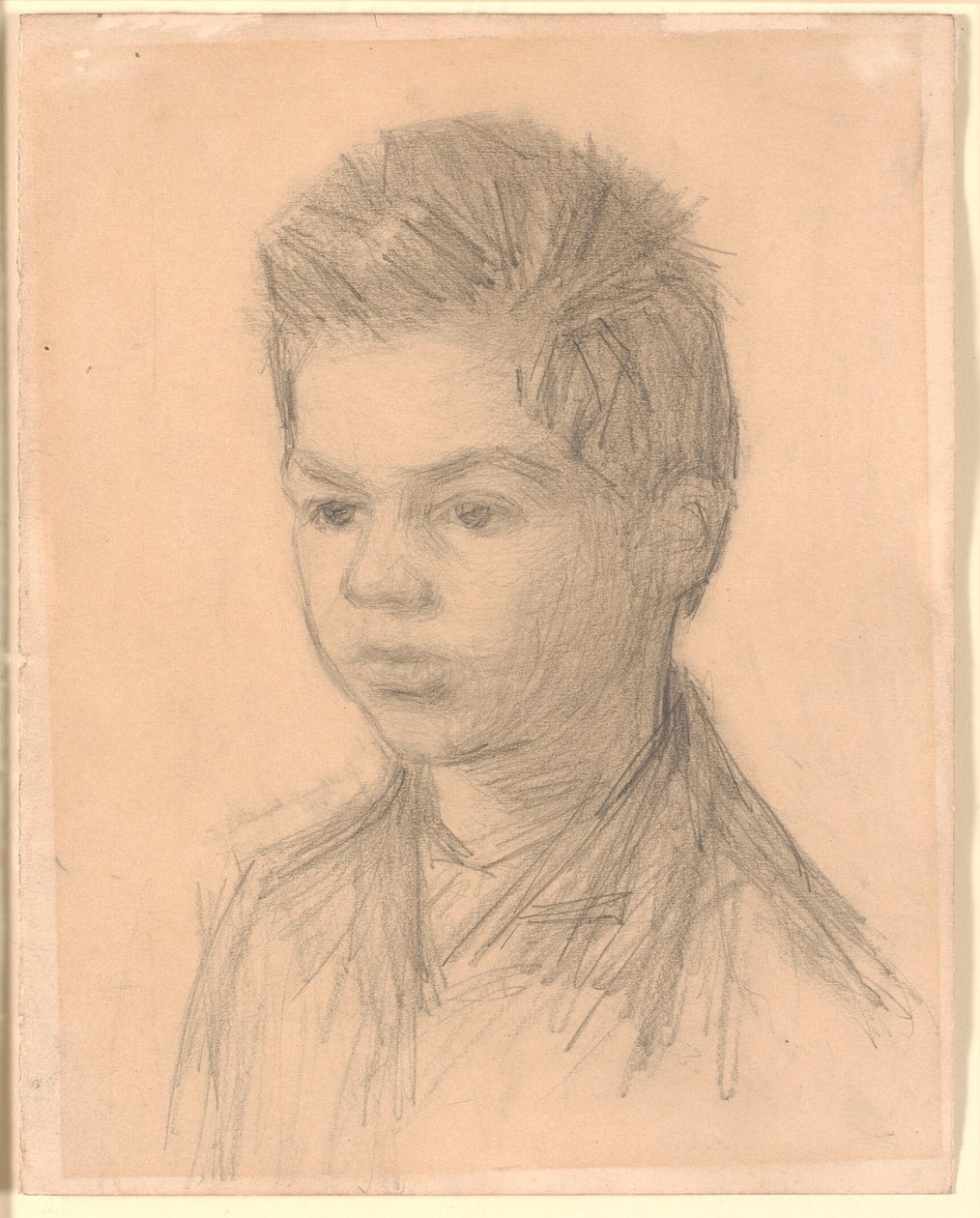 Porträtt av Svend Hammershøi, konstnärens bror av Vilhelm Hammershøi