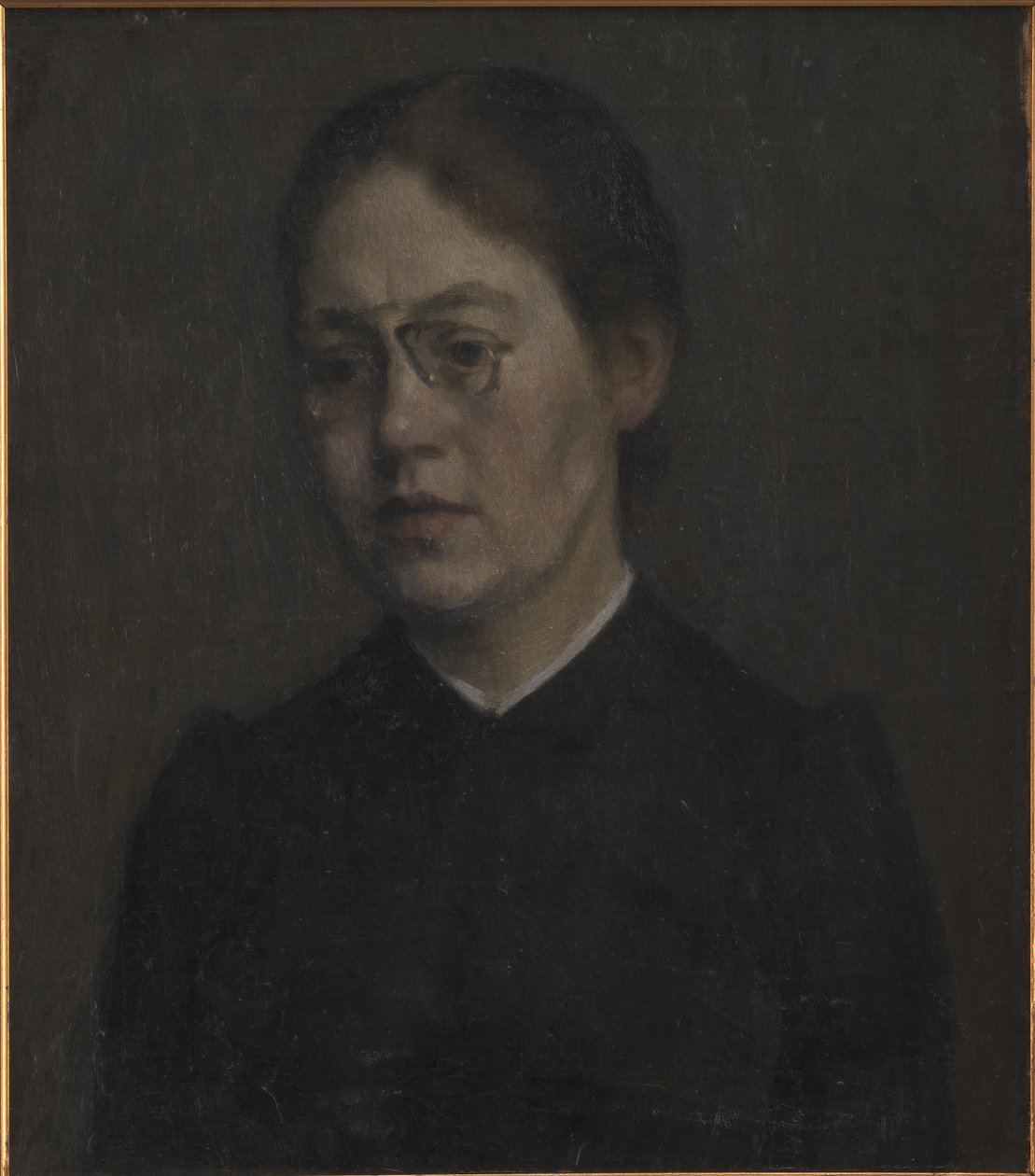 Målaren Elisabeth Wandel av Vilhelm Hammershøi