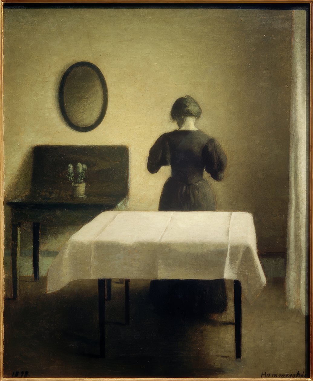 Interiör, 1898 av Vilhelm Hammershoi