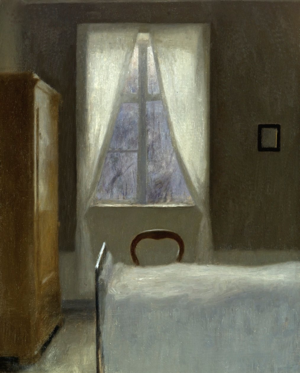 Insidan av Vilhelm Hammershoi