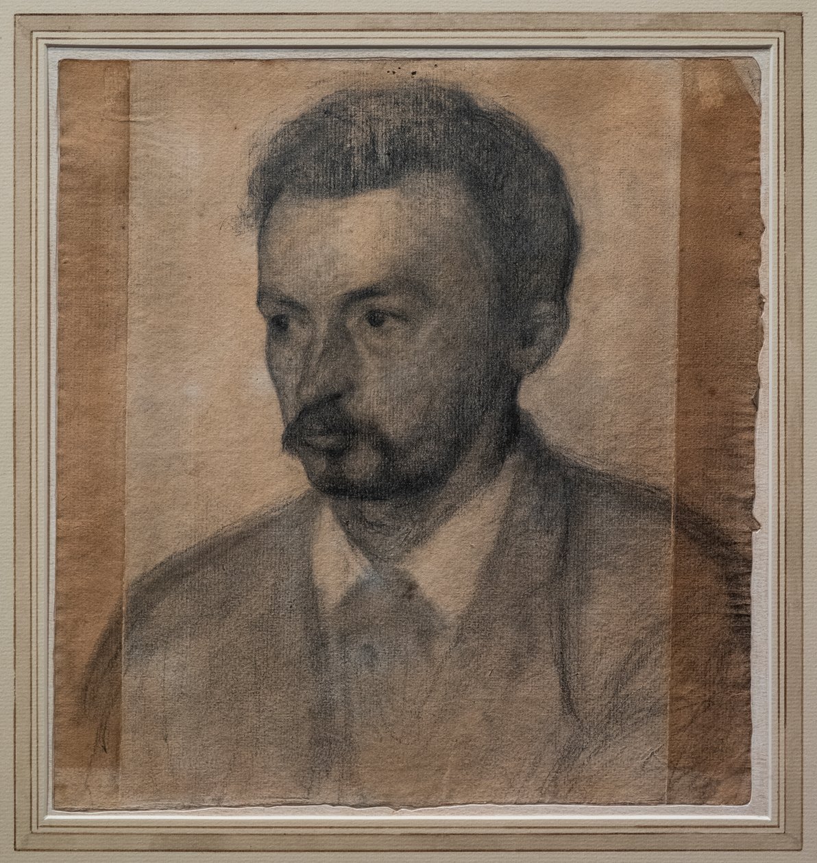 Självporträtt av Vilhelm Hammershoi