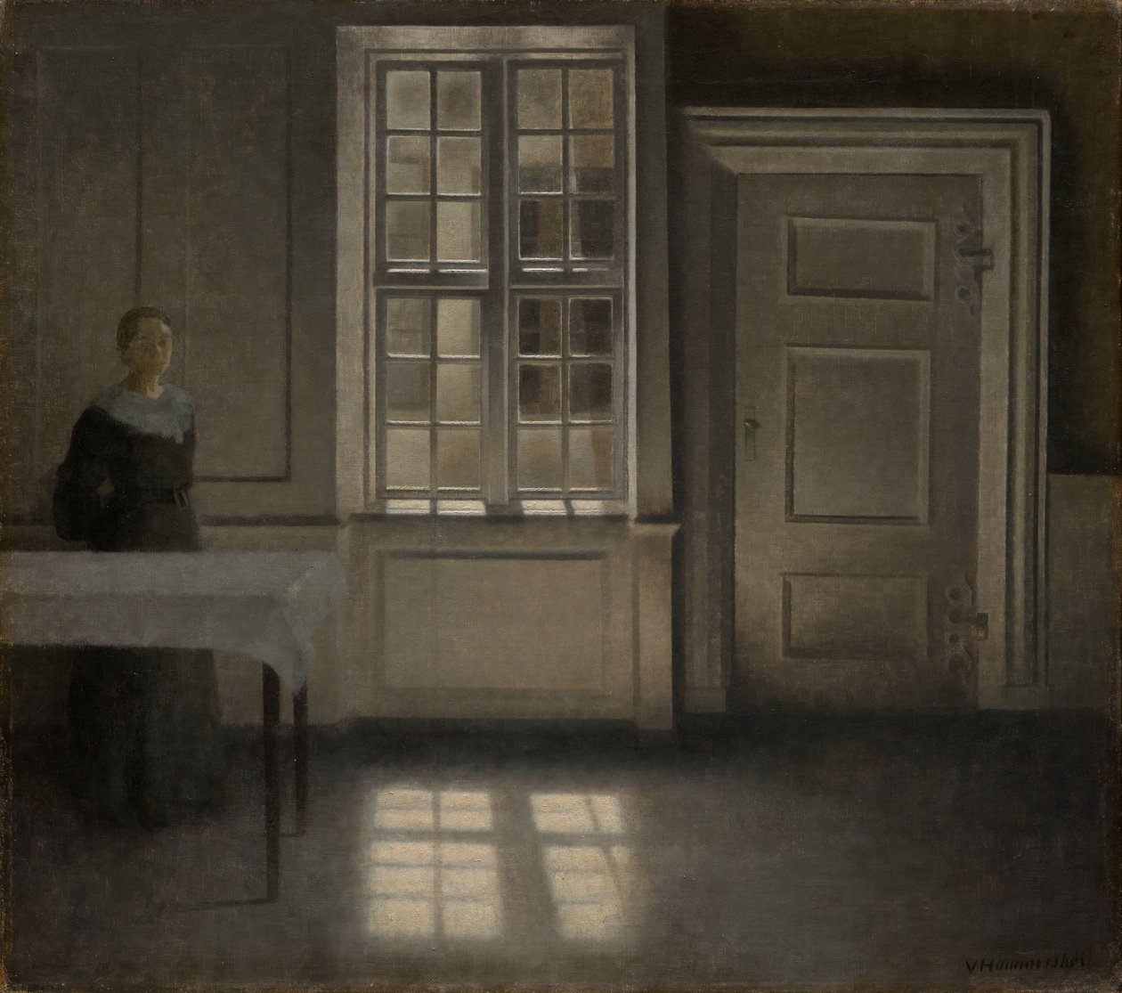 Strandgade, Sunshine av Vilhelm Hammershøi