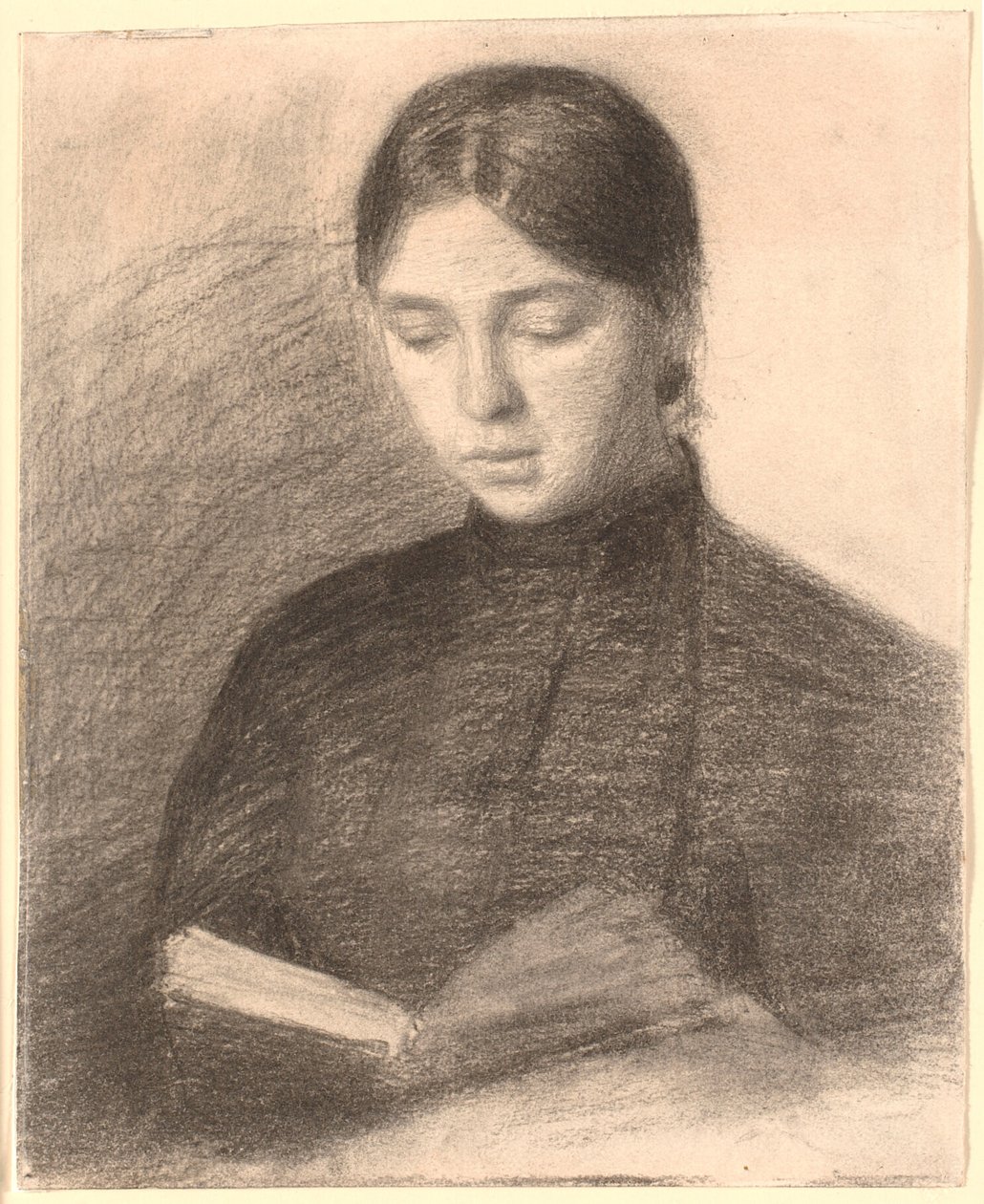 Konstnärens syster Anna Reading av Vilhelm Hammershøi
