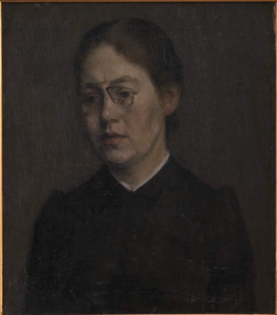 Målaren Elisabeth Wandel av Vilhelm Hammershøi