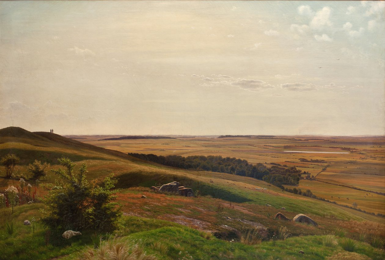 Bergsrutschkana nära Horsens. Eftermiddag av Vilhelm Kyhn