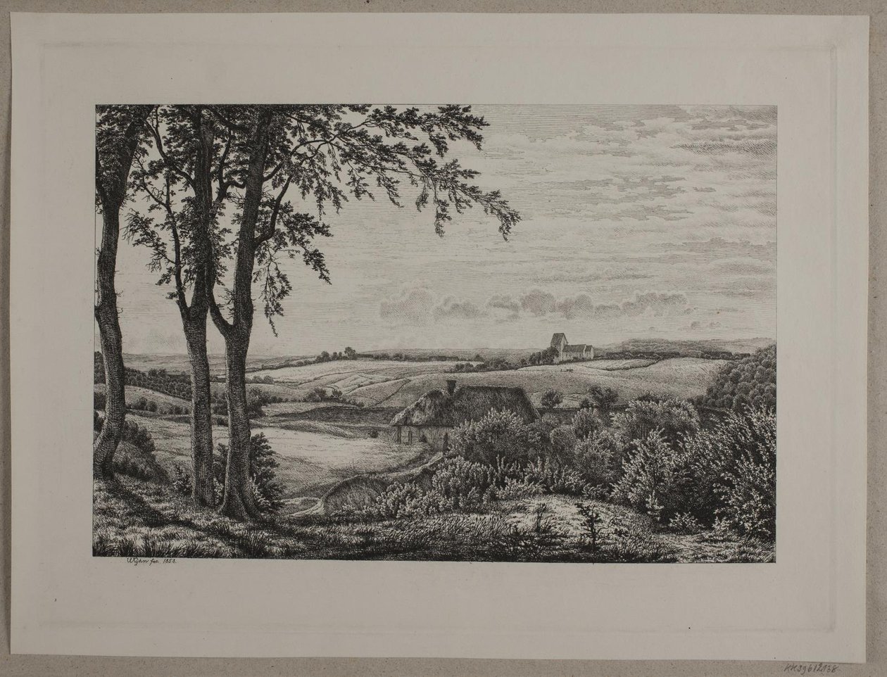 Eftermiddagslandskap, Själland av Vilhelm Kyhn