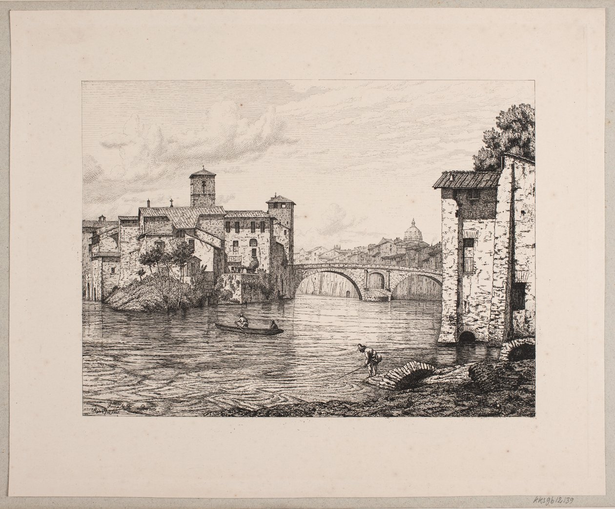 Lämna se Ponte Rotto i Rom av Vilhelm Kyhn