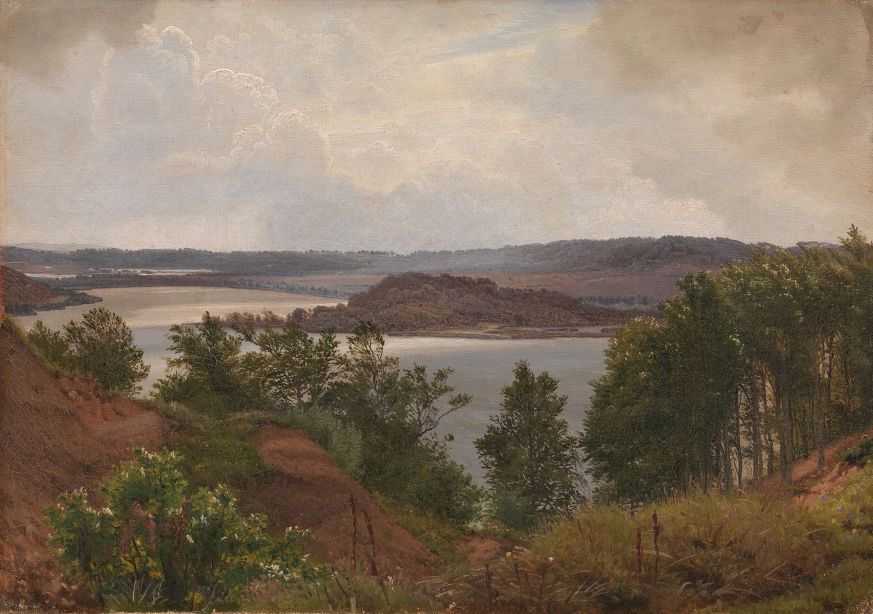 Sjöarna vid Laven nära Silkeborg av Vilhelm Kyhn