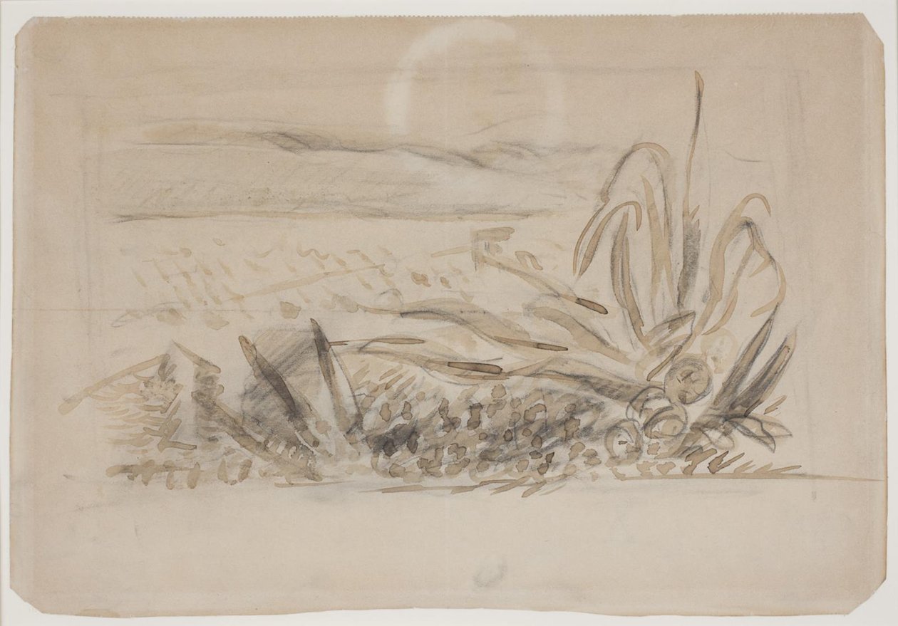 Landskap med agave. södra Frankrike av Vilhelm Lundstrøm