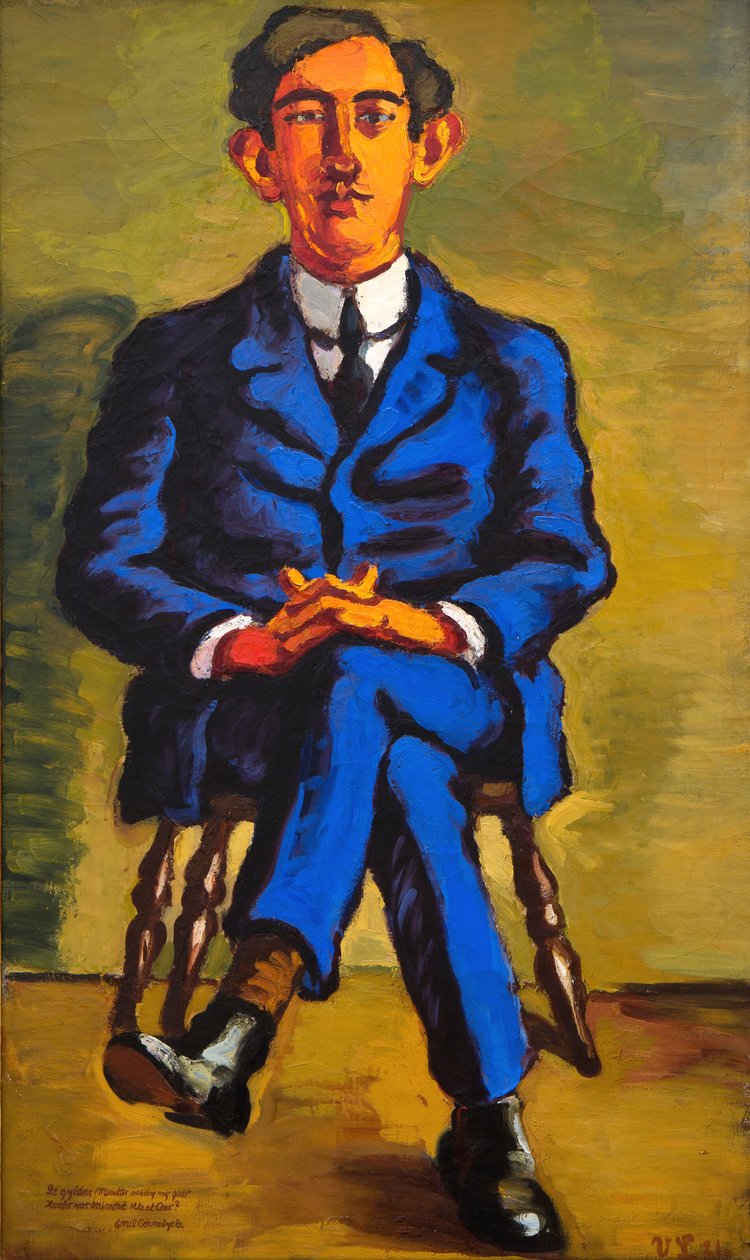 Porträtt av poeten Emil Bønnelycke av Vilhelm Lundstrøm