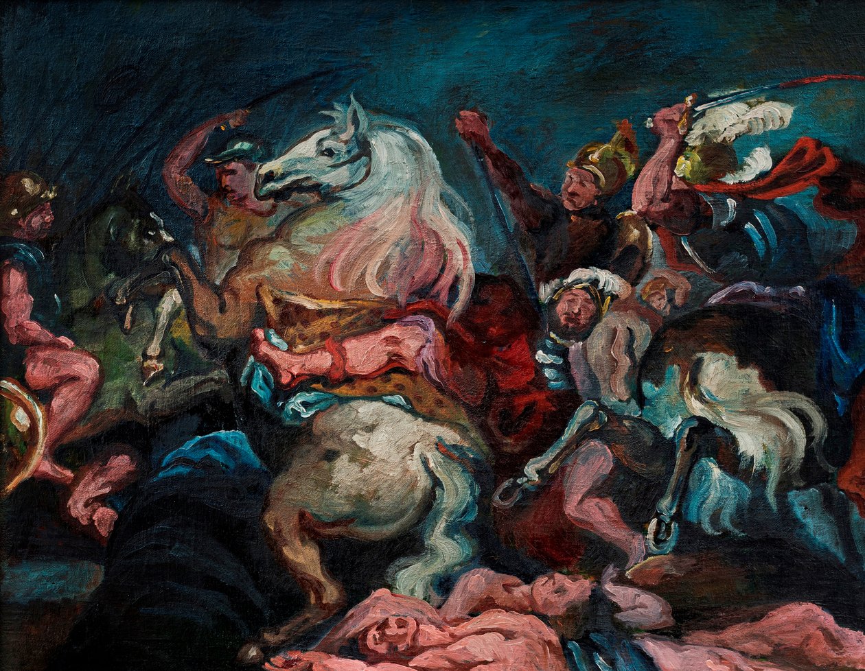 Decius Mus död, ca 1920 (olja på duk) av Vilhelm Lundstrom