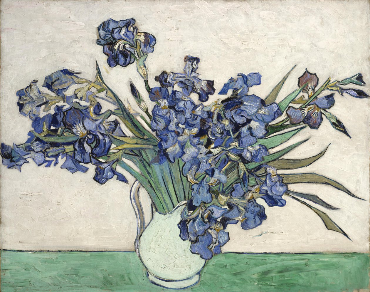 Vase mit Schwertlilien av Vincent van Gogh
