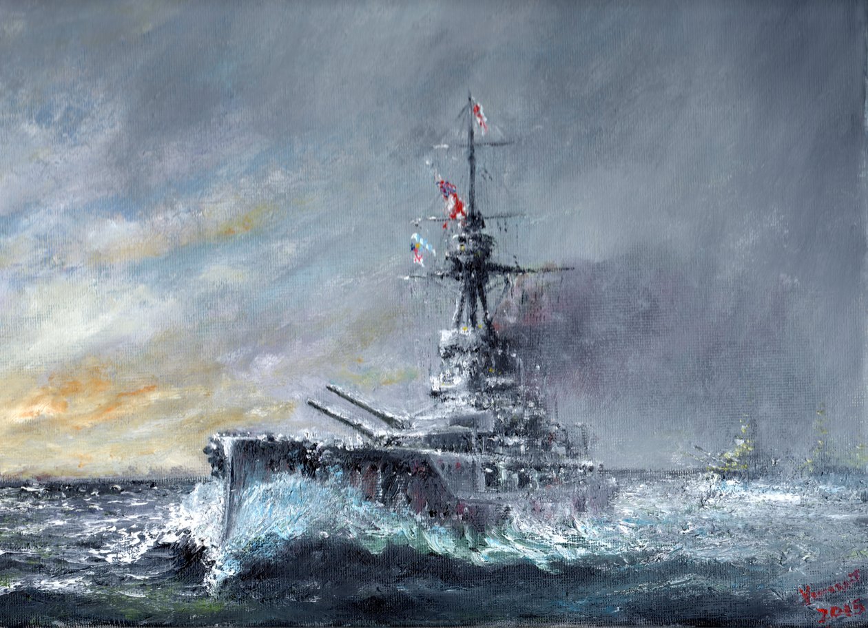 Equal-Speed-Charlie-London, Jutland 1916, 2015, av Vincent Alexander Booth