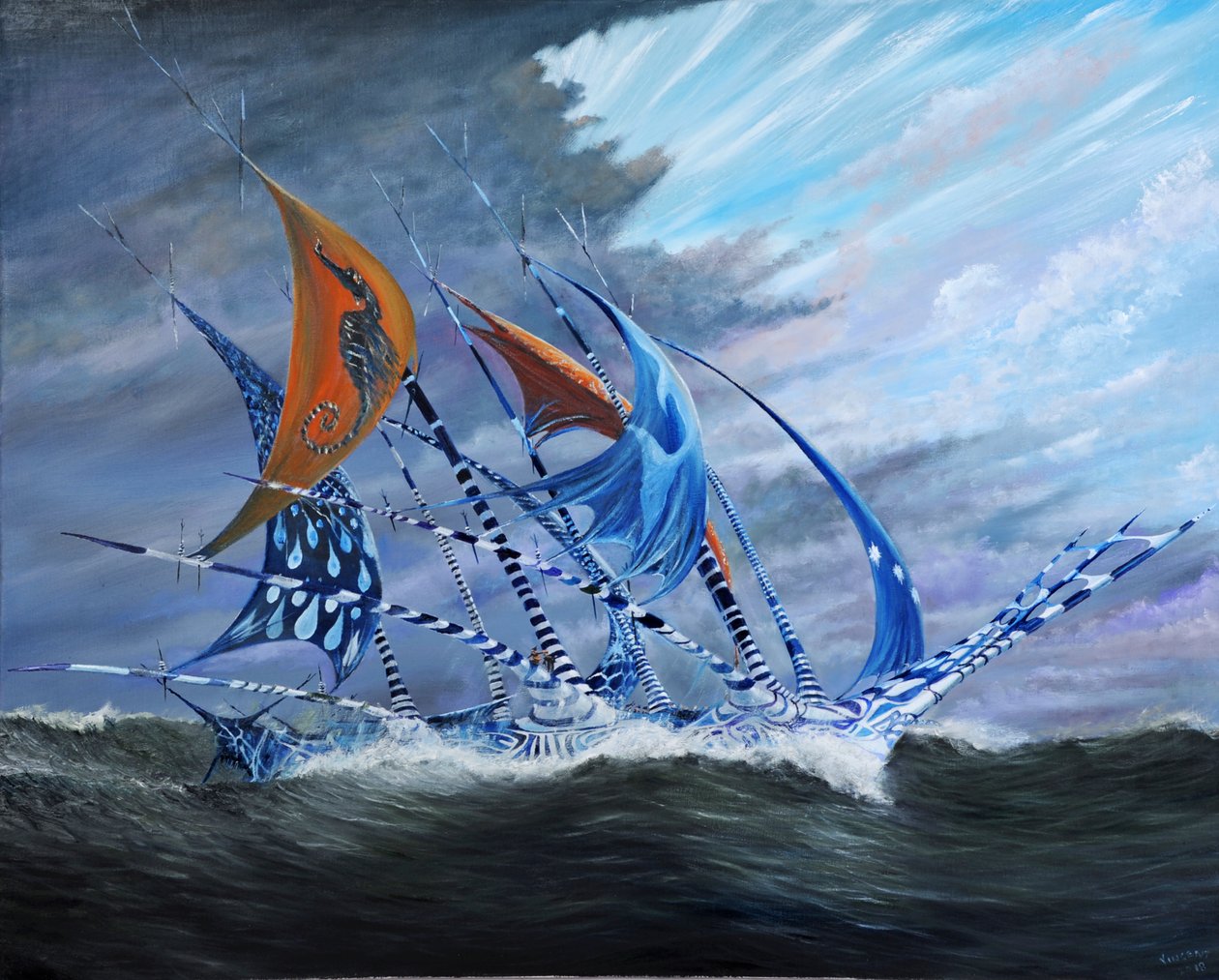 Stormskaparna Koro Sea, 2018, av Vincent Alexander Booth