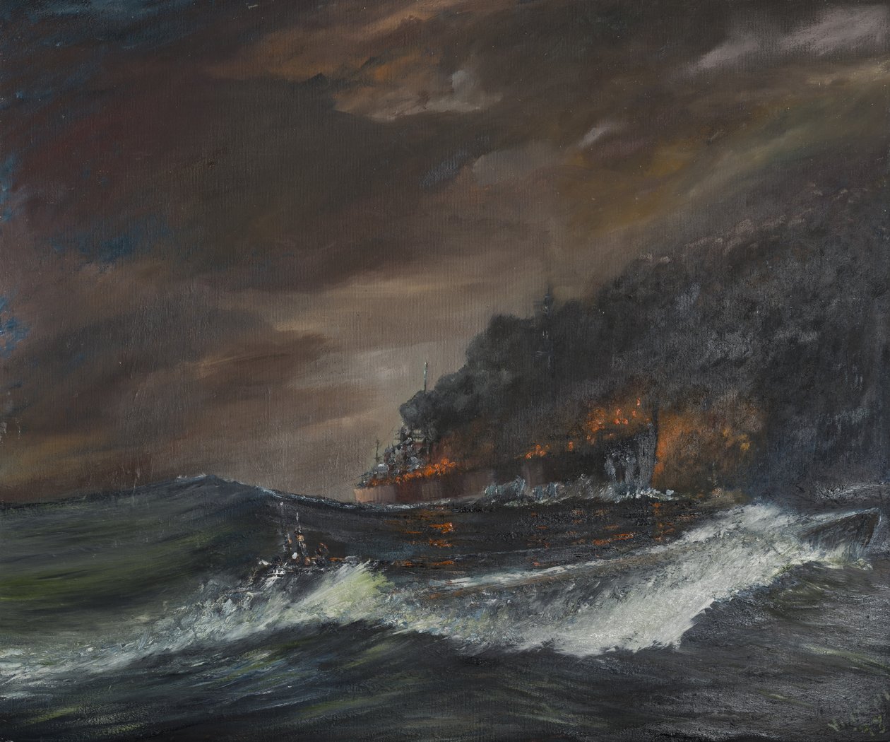 U107 - 750 dagar, 1993, (olja på dukskiva) av Vincent Alexander Booth
