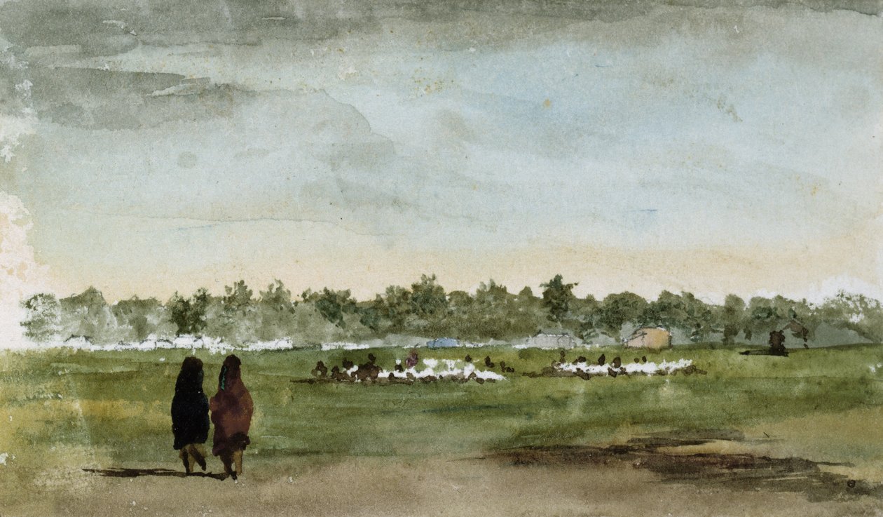 Osage Race Course, Kansas i Saute, 1869-71 (wc i luga o pepa)swed av Vincent Colyer