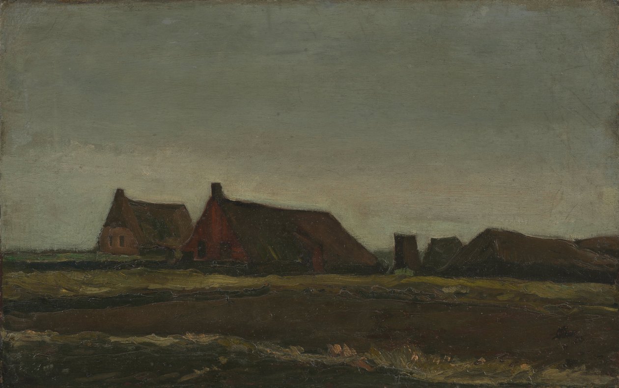 Cottages av Vincent van Gogh