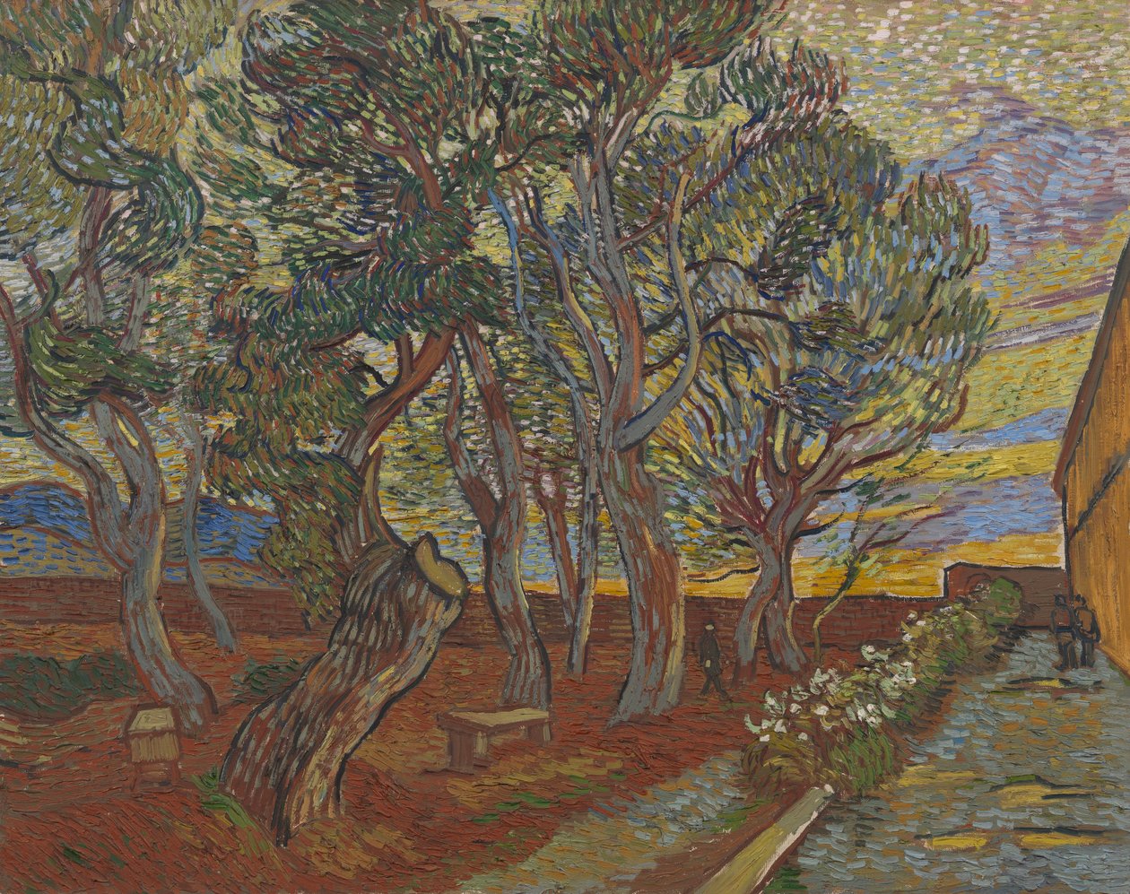 Garden of the Asylum av Vincent van Gogh