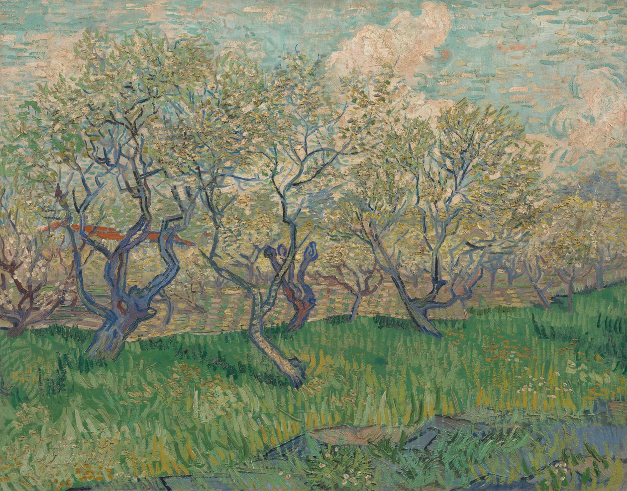 Orchard in Blossom av Vincent van Gogh