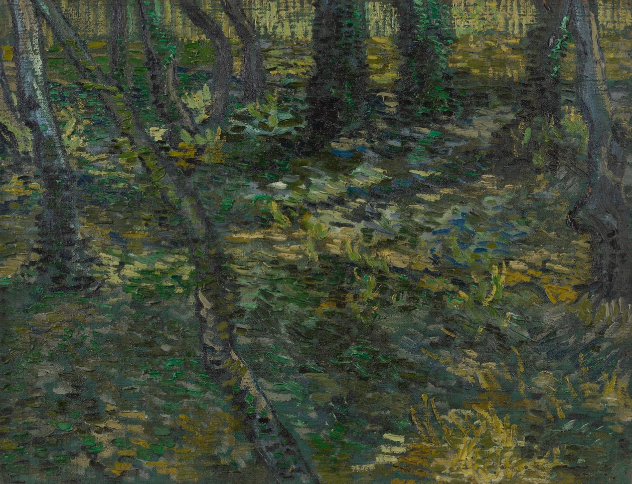 Undergrowth av Vincent van Gogh