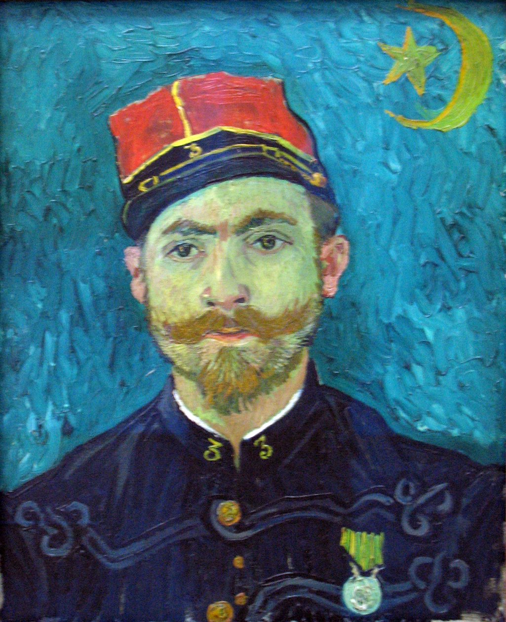 : Der Liebhaber (Porträt von Lieutenant Milliet) av Vincent van Gogh