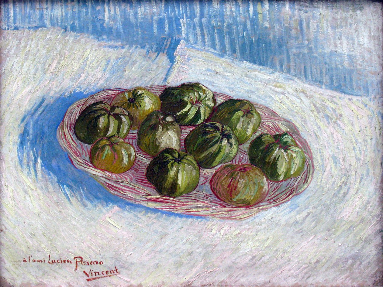  Mand met appels av Vincent van Gogh